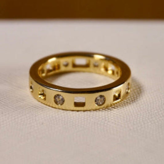 ANILLO AURORA LAMINADO ORO 14K